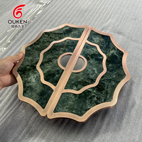 Poignée de porte en marbre vert effet marbre, poignées de porte en bronze rouge mat, poignées de porte en verre poli de luxe pour villa et hôtel