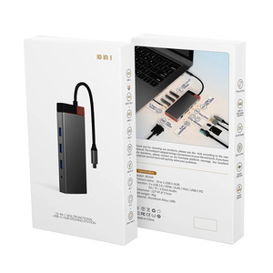 10-en-1 <span class=keywords><strong>USB</strong></span> Type-<span class=keywords><strong>c</strong></span> <span class=keywords><strong>Hub</strong></span> a HDTV Laptop Dock Station para <span class=keywords><strong>Macbook</strong></span> Pro <span class=keywords><strong>Air</strong></span> M1 <span class=keywords><strong>M2</strong></span>,<span class=keywords><strong>USB</strong></span> <span class=keywords><strong>C</strong></span> 3,0 2,0 Splitter PD 100W - Product Image 6
