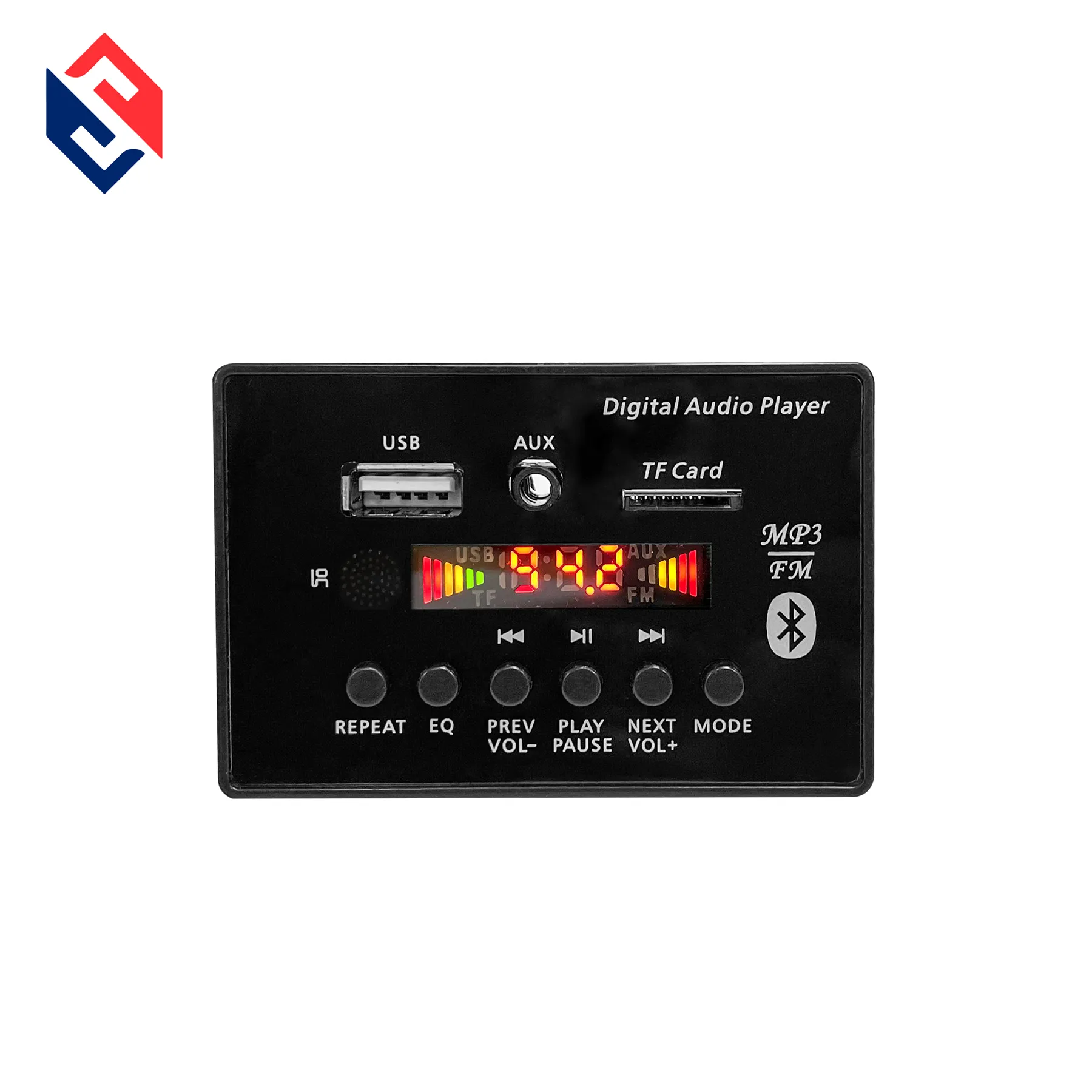 AUX FM USB BT MP3デコーダボード音楽プレーヤーオーディオ回路