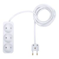 Multiprise HOLSTAN SR1E Reconnectable 3 voies 3 prises 2,5 m 10 A Chine