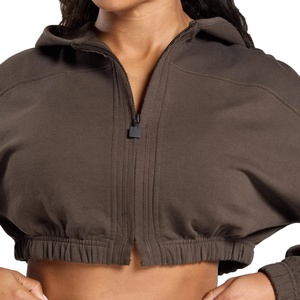 Sudadera con Capucha y Cremallera de Manga Larga para Chicas, Chaqueta Gruesa de Moda para Primavera, Otoño e Invierno, Sudaderas con Capucha para Mujer - Product Image 2