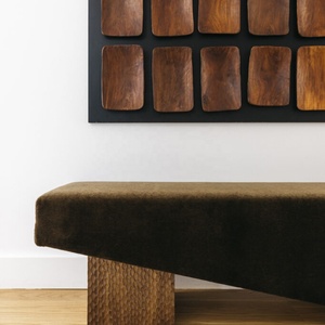 黒木の壁飾り 木彫りアート装飾 モダン幾何学模様 3Dウォールアート 壁飾り - Product Image 4