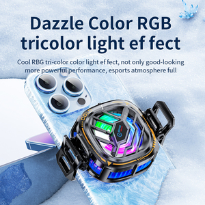 ไฟขนาดเล็กดิจิตอลจอแสดงผลแม่เหล็ก OEM โลโก้ RGB ไฟสำหรับเล่นเกมสตรีมมิ่งตัวทำความเย็นโทรศัพท์ - Product Image 6