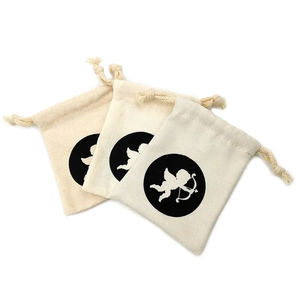 Bolsa de Lona de Algodón Personalizada Tejida con Yute Ecológico para Regalos y Alimentos - Product Image 2