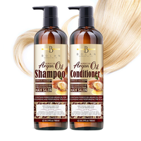 Shampoo capillaire à l'huile d'argan et à la kératine biologique de marque propre Top Care, fabriqué par un fabricant OEM, pour cheveux secs