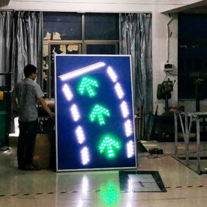ป้ายจราจรพลังงานแสงอาทิตย์ Hankun พร้อมไฟ LED แสดงภาพเตือนสำหรับการนำทางบนถนน - Product Image 3