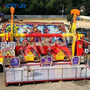 Equipo de Parque de Atracciones Thrill de fibra de vidrio y acero al aire libre para atraer a adultos centro comercial Park Rides Top Spin Ride para la venta - Product Image 3