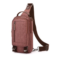 Sac de Poitrine Zippé en Polyester Imperméable Style Anglais, Vente en Gros Fabricant, Tendance, Portable, Utilisation Quotidienne Estivale