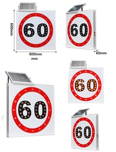 Signalisation routière <span class=keywords><strong>de</strong></span> sécurité à énergie solaire Cosyn, panneau d'avertissement LED solaire, panneau réfléchissant, <span class=keywords><strong>plaque</strong></span> épaissie - Product Image 3