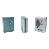 Hochwertiges Modernes Hunan-Design 4-Spieler Acryl Indoor Mahjong-Set für Kinder |   Luxuriöser blauer Schmetterling, umweltfreundlich, langlebig
