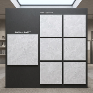 Cosmo Crema Nano Polished Marble Look Porcelain Floor Tiles Premium Export Quality 32x32 Inch - Product Image 1