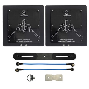 Antenne patch en nylon à gain élevé Maple Leaf 4.9G-21dBi avec connecteur SMA, distance améliorée, signal puissant, directionnelle, pour hélicoptères FPV - Product Image 1