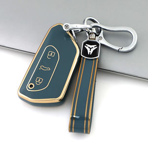 Étui de protection souple en TPU pour clé de voiture Volkswagen Golf 8 Lamando Id4x 36 L Crozz T0URAN <span class=keywords><strong>VW</strong></span> Anneaux Porte-clés Sac Accessoires - Product Image 4