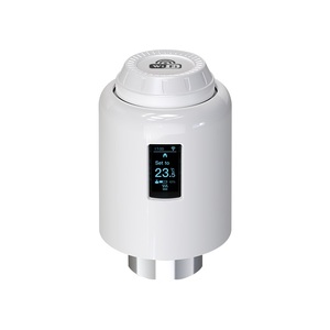 Vanne thermostatique <span class=keywords><strong>électrique</strong></span> programmable <span class=keywords><strong>sans</strong></span> <span class=keywords><strong>fil</strong></span> WiFi TRV602W pour chauffage au sol - Product Image 1
