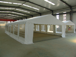 Tente de réception robuste en PVC 500 g/m², résistante au feu, pour mariages et événements, avec structure en acier galvanisé et tubes de 38 mm, <span class=keywords><strong>prix</strong></span> usine - Product Image 1