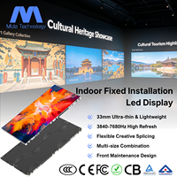 Écran mural vidéo LED intérieur MIDA P2.5, panneau LED à installation fixe pour la publicité, la surveillance vidéo, les studios et les événements