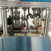 Machine de remplissage scellage de tasses en plastique Machine d'emballage et de remplissage de tasses de glace de sauce liquide jus lait