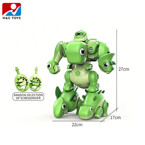 Jouets transformables en forme de <span class=keywords><strong>dragon</strong></span> pour bébé, <span class=keywords><strong>robot</strong></span> composite dinosaure 5 en 1 à assembler avec tournevis, jouets d'assemblage DIY, jouets éducatifs - Product Image 3