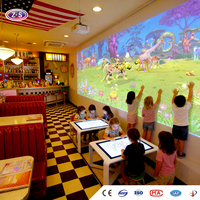 Dukungan Teknis Jarak Jauh untuk Permainan Proyeksi Dinding Interaktif Lukisan AR Gambar Digital Immersive untuk Taman Bermain Dalam Ruangan