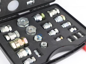 Ekskavatör hidrolik pompa bakım basıncı test ölçüm cihazı dağıtım valfi yürüyüş boru hattı basınç fiş seti - Product Image 3