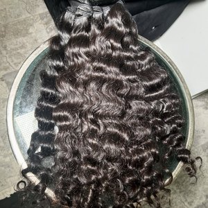Burmese Raw Curly Human Hair Vendor Burmese Curly Hair One Donor Virgin Hair Vendors - Product Image 1