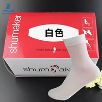 Chaussettes jetables pour femme, à usage unique, pour le bowling, en boîte, prix de gros usine