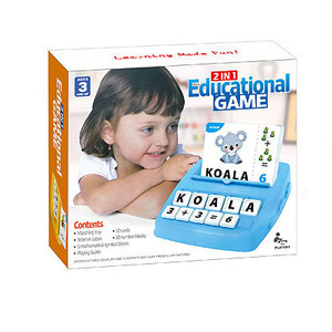 Machine d'apprentissage du vocabulaire des lettres Jinming 2 en 1 32 cartes/<span class=keywords><strong>10</strong></span> cubes <span class=keywords><strong>de</strong></span> lettres/<span class=keywords><strong>20</strong></span> blocs <span class=keywords><strong>de</strong></span> chiffres mots <span class=keywords><strong>jeu</strong></span> éducatif - Product Image 5