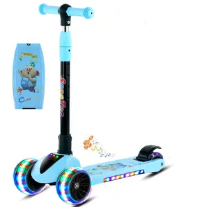 Kids scooter 1-3-6 years old detachable flashing wheel male and female baby pedal scooter