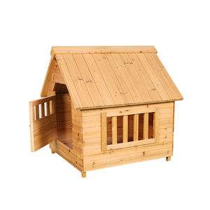 Calidad garantizada Casa de perro a prueba de viento muebles de madera al aire libre <span class=keywords><strong>casas</strong></span> de perro <span class=keywords><strong>baratas</strong></span> - Product Image 5