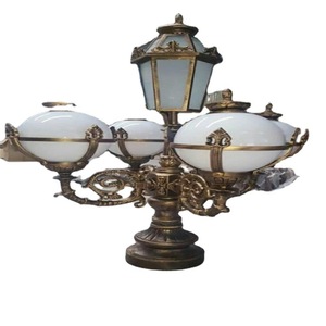 โคมไฟ LED พลังงานแสงอาทิตย์สำหรับสวนกลางแจ้ง100W 150W โคมไฟภูมิทัศน์สไตล์ยุโรปย้อนยุคสำหรับกลางแจ้ง - Product Image 3