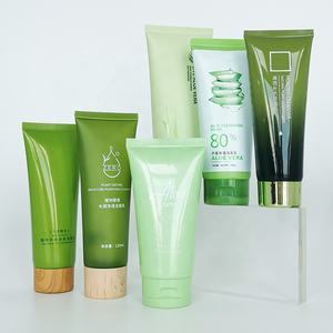 맞춤형 로고 및 디자인 고급 플랫 원형 튜브, 화장품 PCR PBL LDPE 포장용 30ml 60ml 200ml 스킨케어 소프트 튜브 - Product Image 1