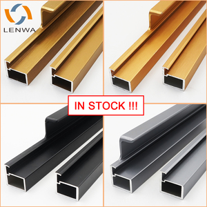 Profils <span class=keywords><strong>de</strong></span> cadre en <span class=keywords><strong>aluminium</strong></span> LENWA, nouvelle conception, faible MOQ, <span class=keywords><strong>pour</strong></span> <span class=keywords><strong>porte</strong></span> battante en verre <span class=keywords><strong>de</strong></span> dressing - Product Image 5