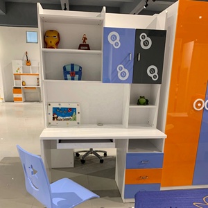 ALAD017-cama individual de dibujos animados para niños y jóvenes, conjunto de dormitorio de madera, <span class=keywords><strong>muebles</strong></span> para dormir - Product Image 5