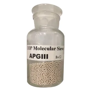 Peneira Molecular Auxiliar Químico 3A 4A 5A 13X UOP APG III Globerical 8x12 mesh