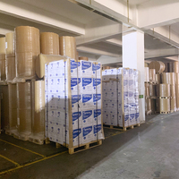 Machine à papier thermique en rouleaux pour caisse enregistreuse, papier en rouleaux jumbo, vente en gros d'usine