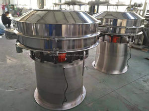 New Food Grade Rotary Vibration Filter <b>Machine</b> Vibrating Separator Motor 300-1000kg/h Capacity SUS304 Material for Home Use - Product Image 4