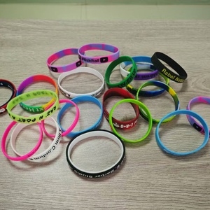 Pulseras de Silicona Personalizadas, Duraderas, Ligeras, No Tóxicas, Impermeables, Color Azul, 12mm, Ecológicas, Casuales - Product Image 3