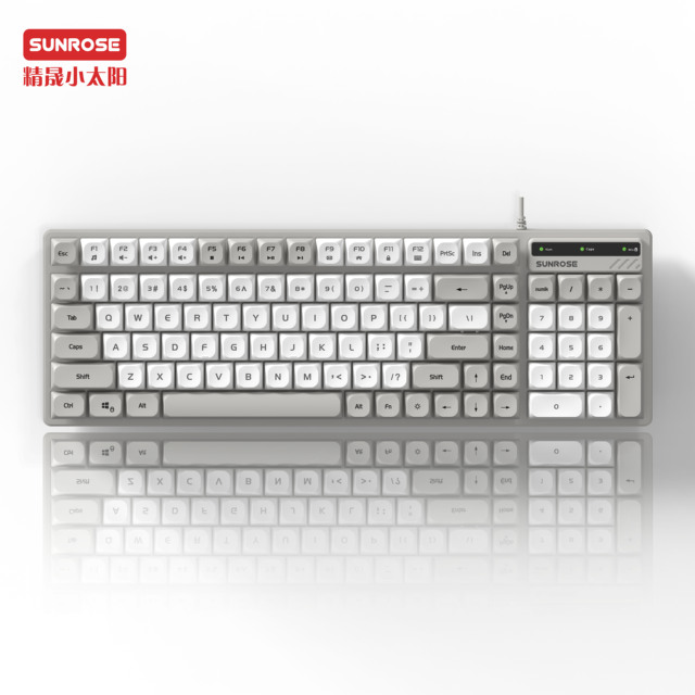 High Quality 101-Keys Wired USB Multimedia Computer Gaming Keyboard 9861 New Style Projection for PC Gamers