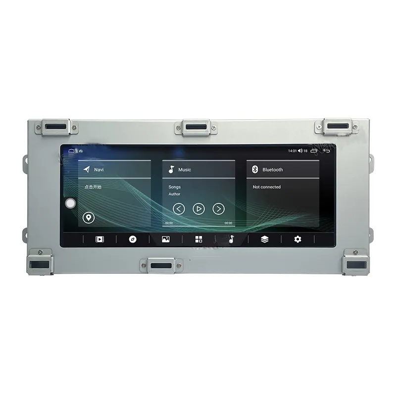 FeeBest araç DVD oynatıcı oyuncu 10.25 inç dokunmatik ekran araba GPS navigasyon multimedya Android araba radyo Range Rover Vogue için spor