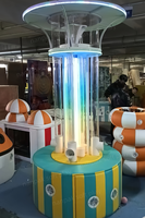 Machine à souffler des balles océaniques commerciales avec lumière LED, équipement interactif pour aire de jeux intérieure, idéal pour centre commercial, parc d'attractions, jeu pour enfants