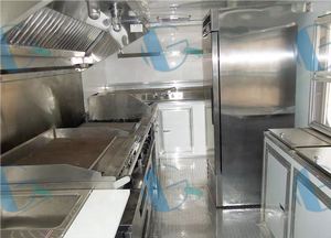 Food Truck traiteur mobile personnalisé Cuisine complète équipée pour l'extérieur Street Food for Cafe Kebab Pizza Fast Food Ice Cream Mobile - Product Image 6
