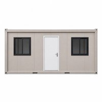 Maison conteneur démontable préfabriquée modulaire portable pour bureau, magasin, entrepôt, bâtiment prêt à l'installation