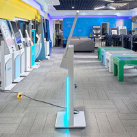Kiosque en libre-service sur pied de 27 pouces, écran tactile tout-en-un avec imprimante, scanner, caméra pour l'enregistrement et le paiement en libre-service