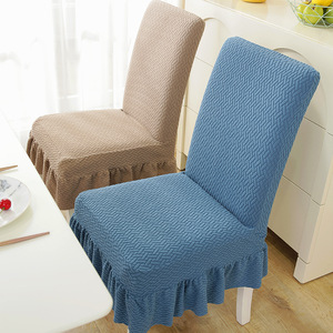 Thickened dining table and chair covers, 2022 new style, universal chair covers with integrated backrest, suitable for solid - Product Image 4