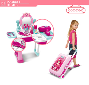 Top Vali Giả Vờ Trang Điểm Cho Bé Gái Bàn Trang Điểm Cho Trẻ Em Có Gương - Product Image 3