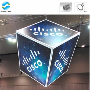 Thân Thiện Với Môi Trường Cube Singled Mặt Chiếu Sáng Khung Vải Seg Hộp Đèn Led - Product Image 3