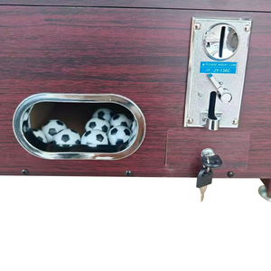 Table de <span class=keywords><strong>baby</strong></span>-<span class=keywords><strong>foot</strong></span> professionnelle robuste marron foncé à <span class=keywords><strong>monnayeur</strong></span> de 1,5 m pour adultes - Product Image 5