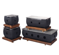Barbecue japonais de style Yakitori Hibachi, mini barbecue portable, cuisinière à charbon de bois, barbecue de table