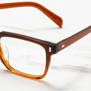 Lunettes de vue rectangulaires à monture complète pour hommes, monture solide écaille de tortue, anti-UV, correction de la vision, pour toutes les formes de visage, adulte - Product Image 4