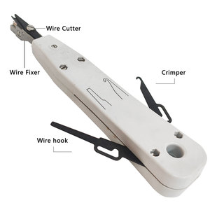 Outil de sertissage et d'insertion pour connecteurs Keystone réseau, outil de poinçonnage à impact RJ11 RJ45 facile pour la gestion des câbles - Product Image 4